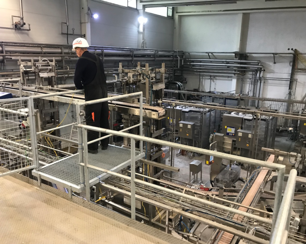 dismantling tetra pak equipment