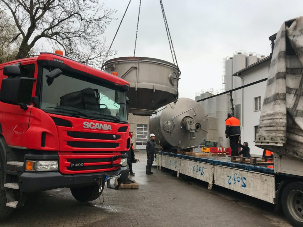 verladung Sprühtrockner
